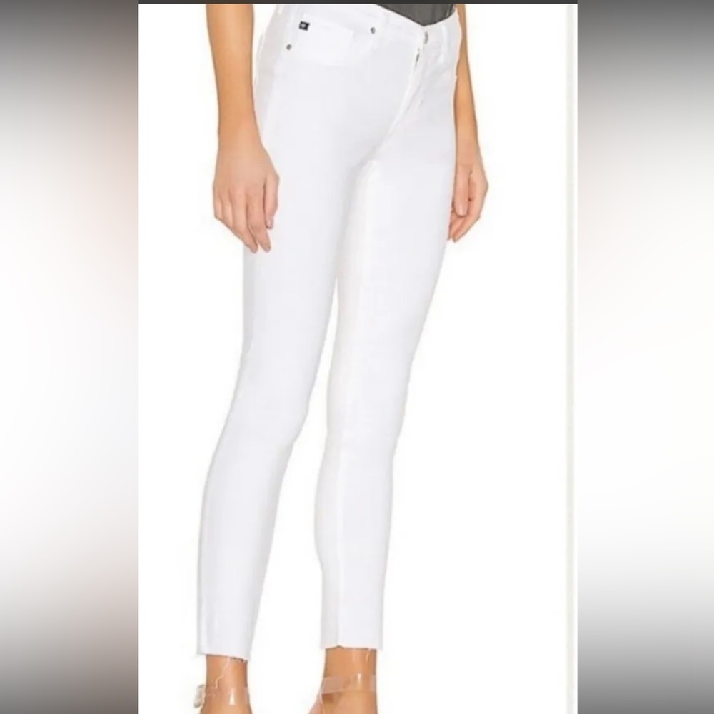COPY - AG Adriano Goldschmeid "the legging ankle" Skinny White Jeans Size-28